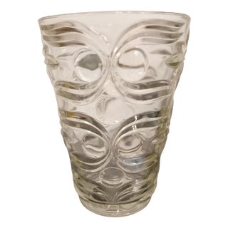 Vintage Glass Vase from Fidenza Vetraria, 1970s For Sale