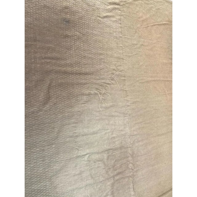 Vintage Indian Modern Khaki Color Flat Rug For Sale - Image 9 of 18