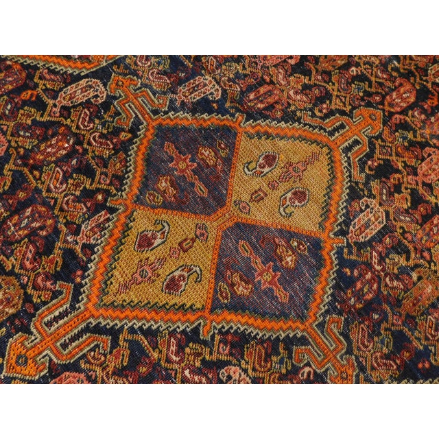 1900 - 1909 1900s Antique Persian Rug - 4'2"x 6'10" For Sale - Image 5 of 13