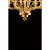 Modern Amber Linear Murano Glass Gold Chandelier in Contemporary Style For Sale - Image 6 of 6