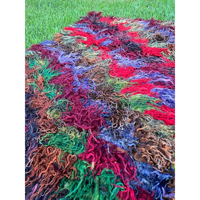 Antique Nomadic Anatolian Tulu Rug For Sale - Image 4 of 7