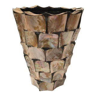 Modern Abalone Shell Planter For Sale