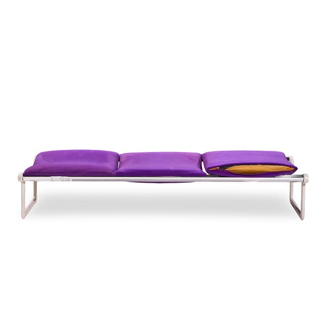 Hannah Morrison for Knoll Mid Century Sling Bench For Sale In Chicago - Image 6 of 8