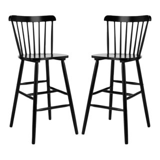 Galena Bar Stool - Black, Set of 2 For Sale