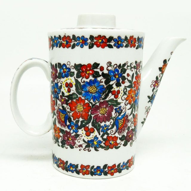 Hand-Painted Jug from Chodzież, Poland, 1970s For Sale - Image 11 of 16