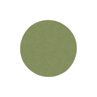 Light Green Circle Plain Rug from Marqqa For Sale
