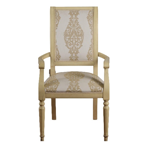 Chair with Damask Fabric For Sale