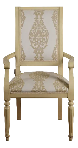 Chair with Damask Fabric