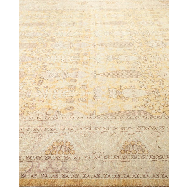 Solo Rugs Mogul, One-of-a-Kind Hand-Knotted Area Rug - Beige, 8' 1" x 10' 1" For Sale - Image 4 of 8