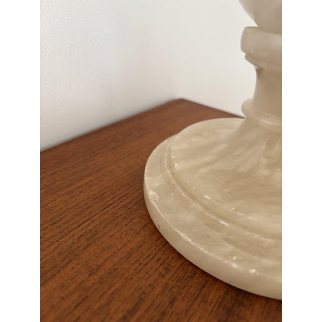 Vintage Alabaster Table Lamp, 1920s For Sale - Image 14 of 16