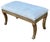 Dennis & Leen Regency Style Upholstered Bench.
