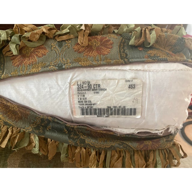 Vintage Exquisite Carol Hicks Bolton and E J Victor Exquisite Sofa With Pillows Excellent Condition For Sale - Image 17 of 18