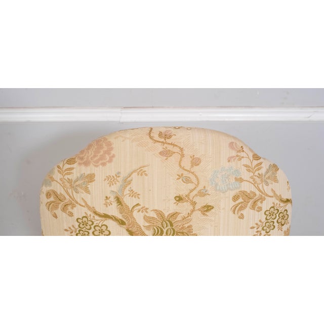 1970s Pair Kittinger Queen Anne Mahogany Upholstered Armchairs For Sale - Image 5 of 18