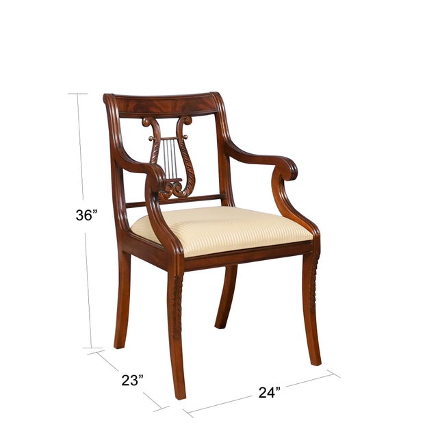 Harp Back Chairs- Set of 10 For Sale - Image 13 of 14