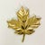 Brass Mid-Century Boho Chic Hollywood Regency Brass Maple Leaf Sculptural Wall Object. For Sale - Image 8 of 8
