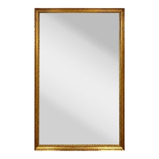 Large Spanish Giltwood Wall Mirror, Mid-20th Century For Sale