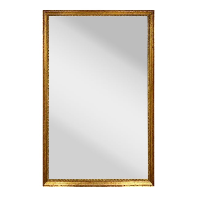 Large Spanish Giltwood Wall Mirror, Mid-20th Century For Sale