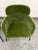 2020s Caleb Zipperer for Cb2 Azalea Forest Green Logan Velvet Armchairs, Pair For Sale - Image 5 of 12