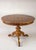 Antique Biedermeier Round Coffee Table with Marquetry Works, 1860 For Sale - Image 13 of 18