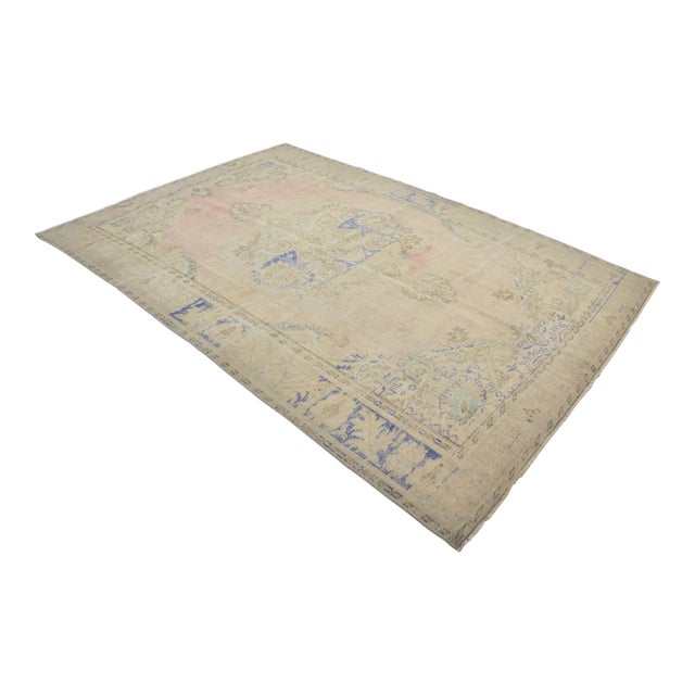 1950s Bohemian Anatolian Wool Carpet For Sale