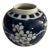 Vintage Blue & White Prunus Blossom Ginger Jar For Sale