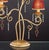 Contemporary Fenice Gold 3 Lights Table Lamp in Montecarlo Gold and Cut Glass by Aggiolight For Sale - Image 3 of 7