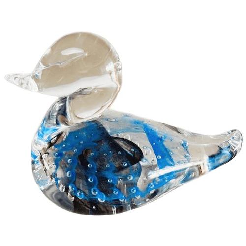 Vintage Glass Duck Figurines from FM Konstglas Ronneby, 1970s, Set of 2 For Sale - Image 9 of 12