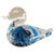 Vintage Glass Duck Figurines from FM Konstglas Ronneby, 1970s, Set of 2 For Sale - Image 9 of 12