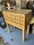 Fantastic vintage library card catalog featuring 15 individual drawers, original metal label-holder pulls, and its...
