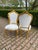 1970s Italian Baroque Gold Marble Leather Dining Set-5 Pc For Sale - Image 10 of 18