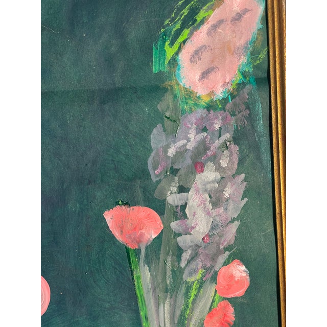 2000 - 2009 Original Abstract Painting by Elia in Antique Frame For Sale - Image 5 of 5