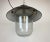 Industrial Factory Hanging Lamp in Black Enamel from Elektrosvit, 1960s For Sale - Image 6 of 13