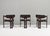 Pamplona Chairs in Black Leather by Augusto Savini, Italy, 1965, Set of 3 For Sale - Image 3 of 18