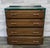 American Refinished 1920s Antique Dresser With Dovetail Drawers Green & Walnut For Sale - Image 3 of 9
