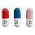20 Mg Love Pill Combo (Light Pink, Turquoise and Orange) - Set of 3 Pop Art Sculptures by Tal Nehoray For Sale