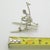 Vintage Italian Handmade Genuine Silver Slalom Skier Figurine, 1970s For Sale - Image 13 of 14