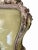 Traditional Antique Bronze Ceiling Light With Art Glass For Sale - Image 3 of 7