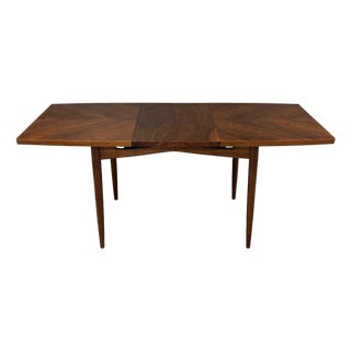 Walnut Mid Century Dining Table For Sale