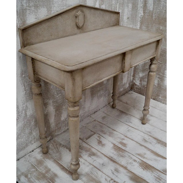 Victorian Painted Mahogany Hall Table For Sale - Image 3 of 11