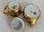 Art Nouveau Pickard Gold Porcelain Tea Service Combined With Rean-Signed Creamer and Sugar - 10 PCS For Sale - Image 3 of 12