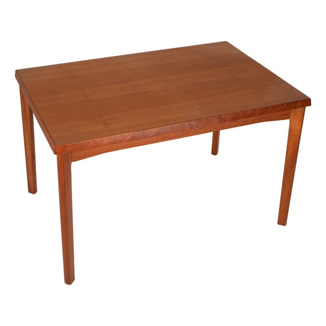 Vintage Extendable Dining Table in Teak, 1960s For Sale