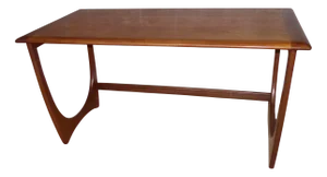 Teak and Oak Coffee Table