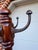 American Antique Turned Mahogany Coat & Hat Rack, Circa 1890-1910 For Sale - Image 3 of 18
