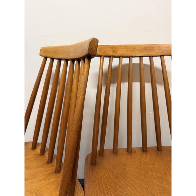 Mid-Century Modern Scandinavian Teak Chairs, Set of 2 For Sale - Image 4 of 7