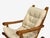 Wood Collden, Swedish Modern, Large Rocking Chair, Pine, Fabric, Sweden, 1970s For Sale - Image 7 of 14