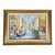 Vintage 20th C Framed Impressionistic Venetian Canal Scene Oil Painting For Sale