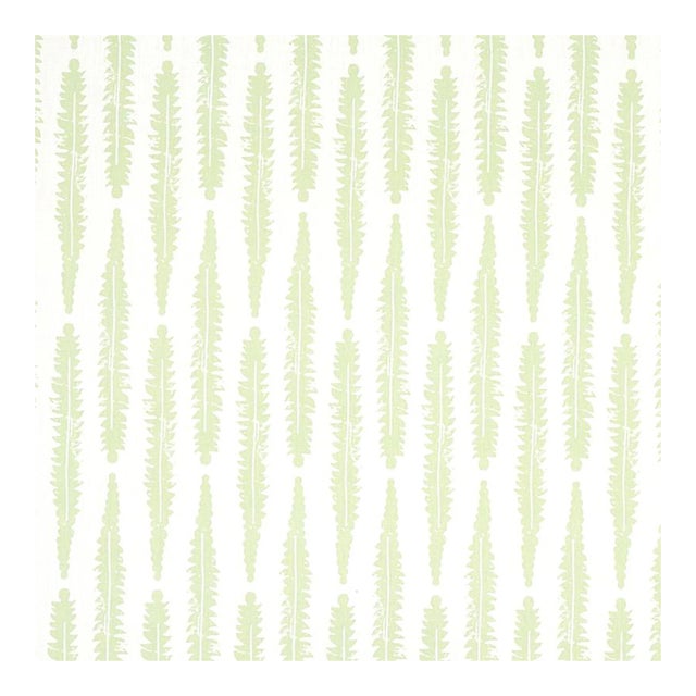 Sample - Schumacher X Molly Mahon Fern Fabric in Sage For Sale