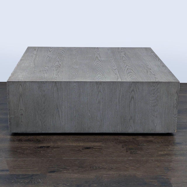 Restoration Hardware Restoration Hardware Square Coffee Table For Sale - Image 4 of 7