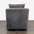 2010s Fairfield Chair Co. Coco Grande Modern Gray Swivel Lounge Chair For Sale - Image 5 of 5