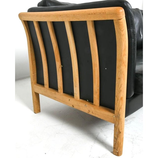 Mid-Century Modern Late 20th Century Danish Modern Leather Sofa For Sale - Image 3 of 8